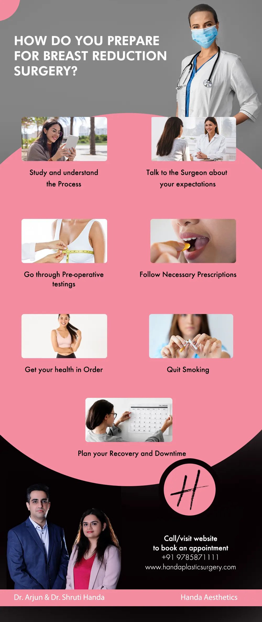 How do you prepare for Breast Reduction Surgery