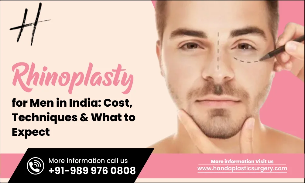 Rhinoplasty for Men in India: Cost, Techniques & What to Expect